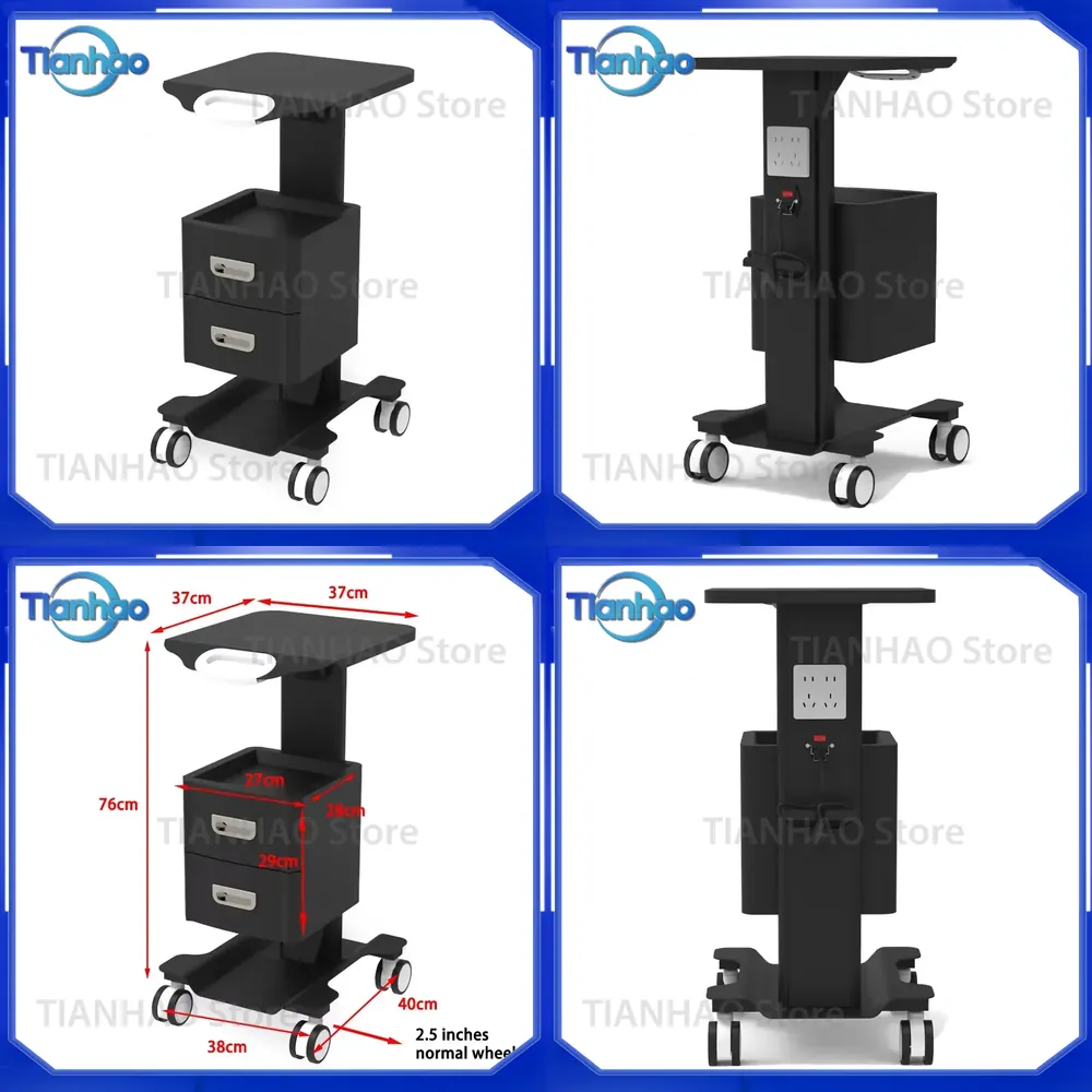 Luxury Skincare And Spa - عربة معدنية فاخرة لصالونات التجميل والعناية