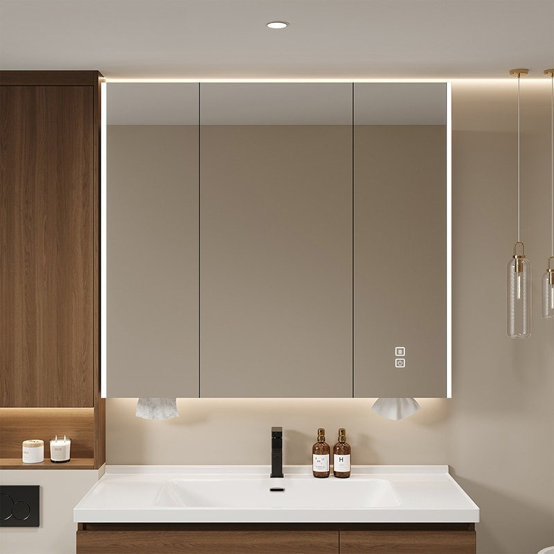 Luxury Skincare Design - خزانة حمام فاخرة بتصميم عصري، مرآة