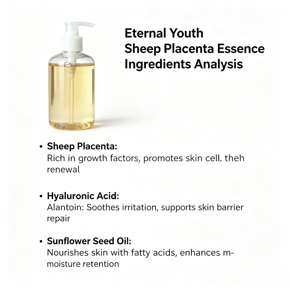 500 مل من سائل خلاصة المشيمة ا - مراجعة Placenta Extract Serum وسعره