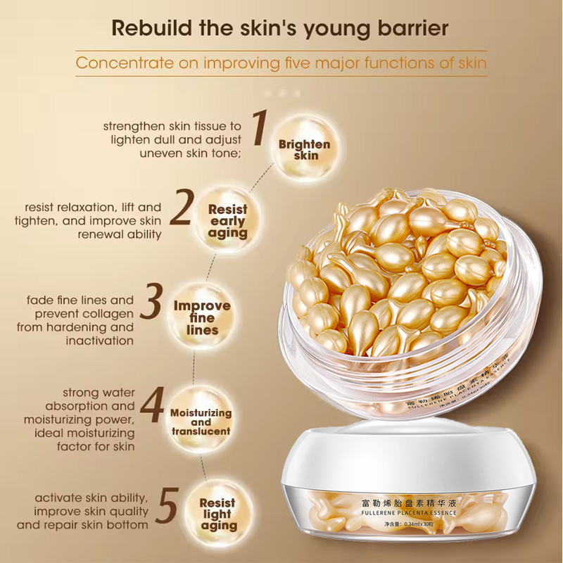 فوليرين المشيمة كبسولة جوهر ال - مراجعة Placenta Extract Serum وسعره